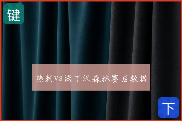 热刺vs诺丁汉森林赛后数据